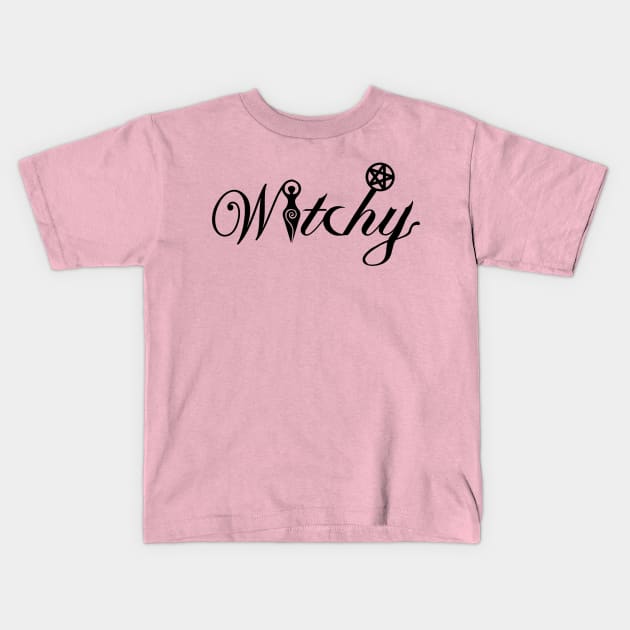 Witchy Kids T-Shirt by Taversia